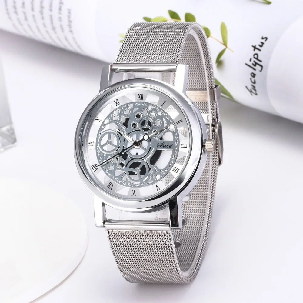 Мужские часы с скелетом uxury модные золотые для мужчин мужские reloj hombre erkek kol