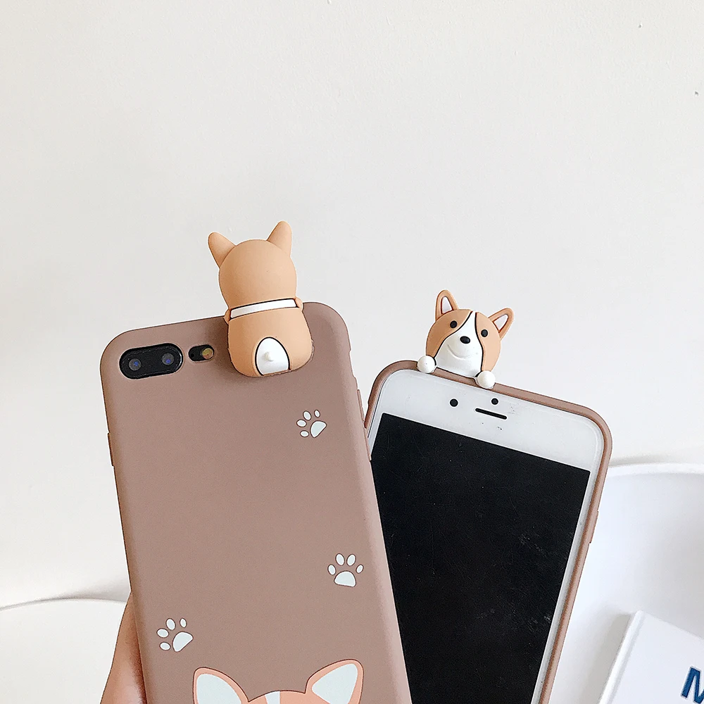 Чехол для собак Welsh Corgi мягкий чехол щенков игрушечный OPPO R9S R11S R15 R17 A57 A39 A59 A79 A83 A5s A7