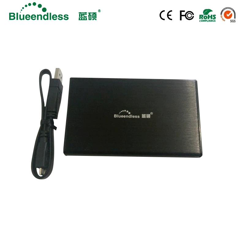 Blueendless BU23T алюминиевый чехол для жесткого диска 2 5 дюйма с USB 3 0 на Sata 6 Гбит/с
