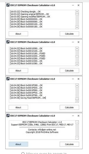 Новый полный пакет EcuVonix (DTC Remover 1.8.8.5 + IMMO Универсальное декодирование 4 5 EDC17 Checksum Calc
