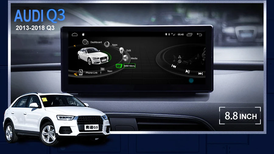 Android 8,0 экран 8 ядро Премиум система машинный gps навигатор для Audi A4L A4 Q5 A5 Высокая-класс phonelink bluetooth Радио устройство