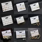 LETAPI новинка, хит продаж, маленький Комплект сережек для женщин, для девочек, в стиле панк, серьги-гвоздики, набор, оригинальные вечерние ювелирные изделия, модные Brincos