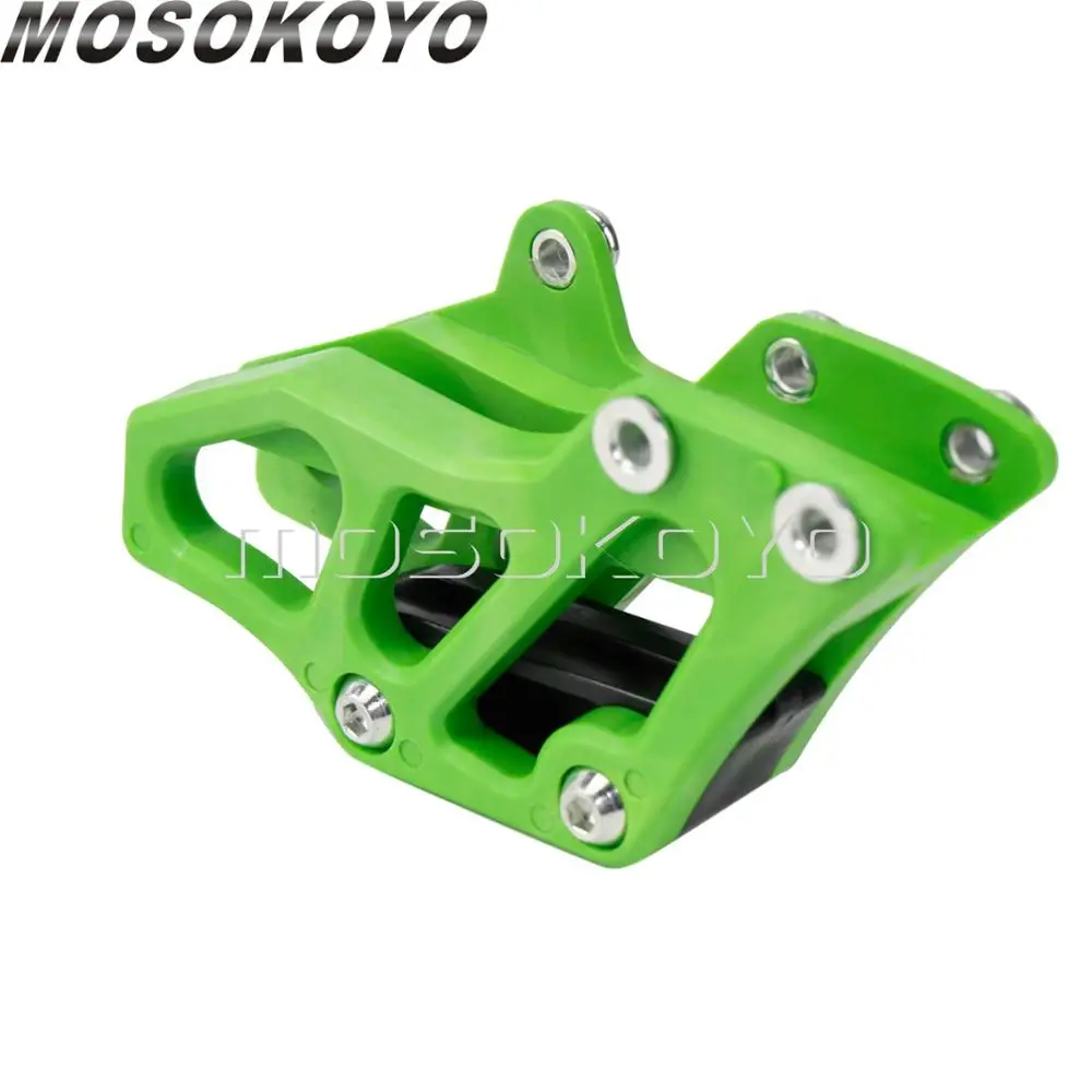 Зеленая направляющая для велосипеда внедорожника Kawasaki KX250F KX450F KLX450R защитная