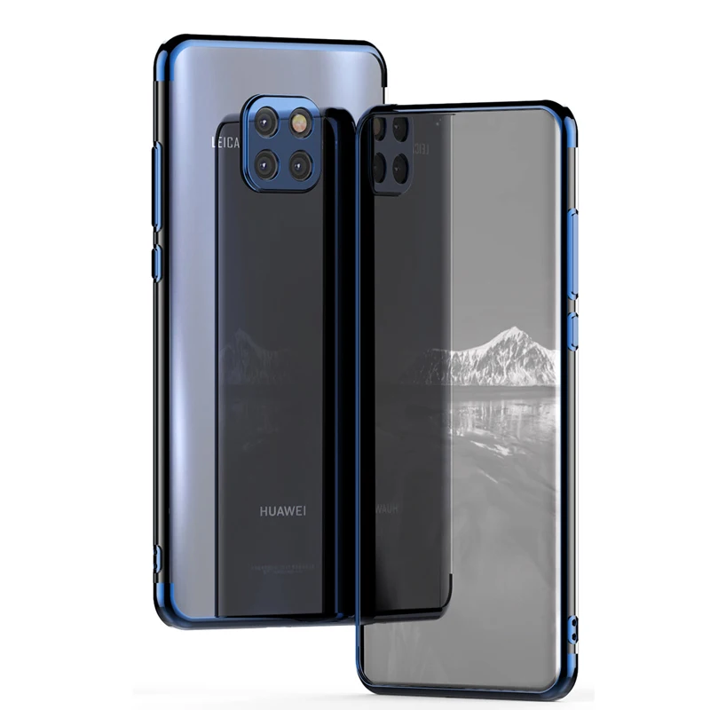 Чехол для Huawei Mate 20 Pro чехол телефона с покрытием мягкая задняя крышка из ТПУ 30