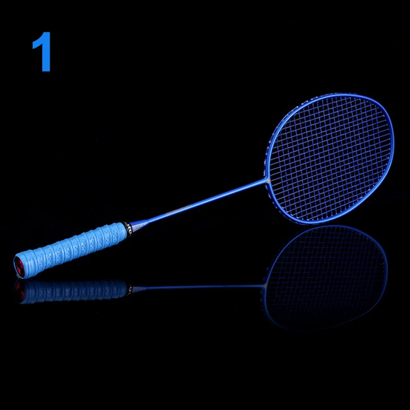 

Ultralight 6U Badminton Racket Professional Carbon Portable Free Grips Sports &T8