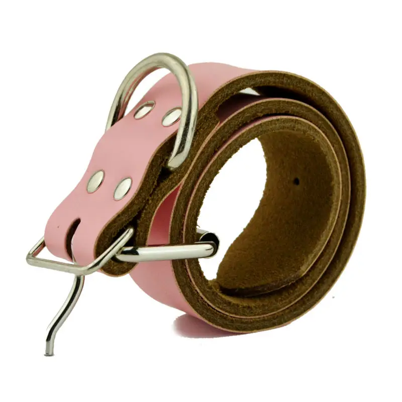 Ходовой товар качественная натуральная кожа искусственная простой ошейник для