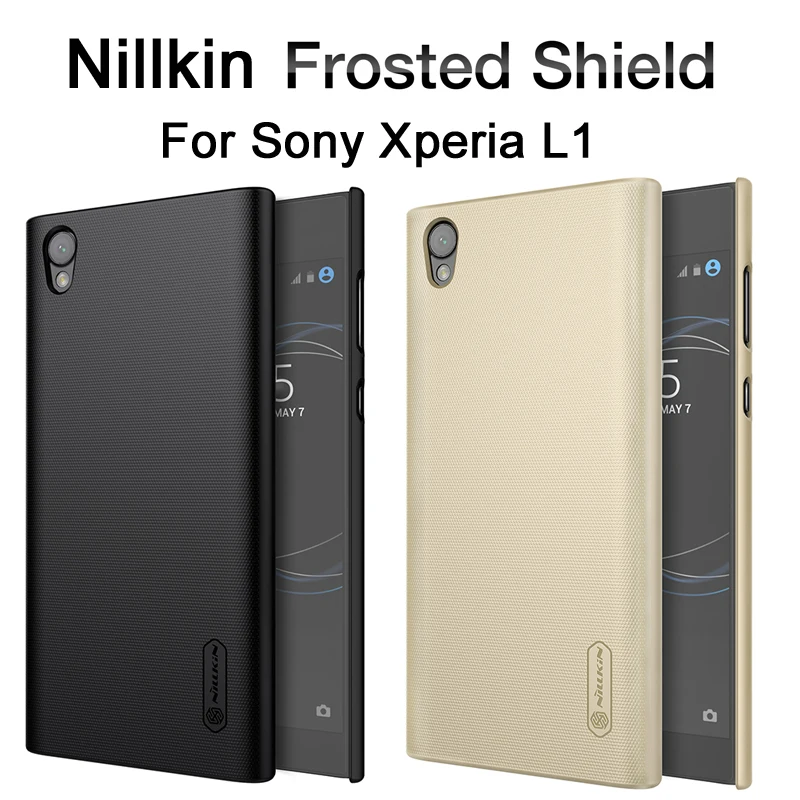 Для Sony Xperia L1 чехол Nillkin матовый твердый переплет защитный Anti-Fingerprint Бесплатная