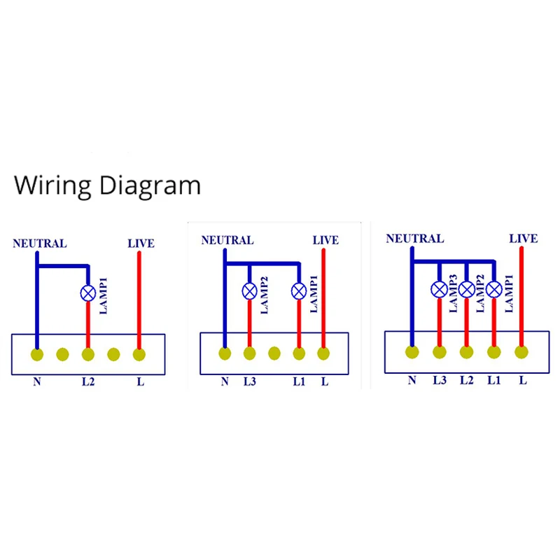 Умный настенный сенсорный светильник автоматический WiFi стандарт