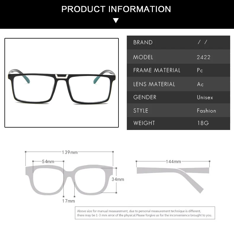 

Higodoy Plastic Men Women Eyeglasses Clear Lens Retro Optical Eye Glasses Frame Eyewear Spectacle Frame Feminino Oculos De Grau