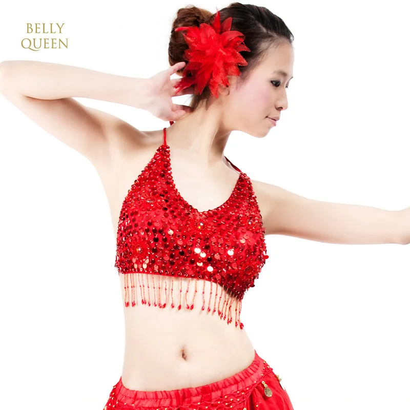 14 Цветов Костюмов для Танца Живота Новые Кисти Бюстгальтера Старшего сексуального блеска Брюки для Женщин Танцующих Верхов.