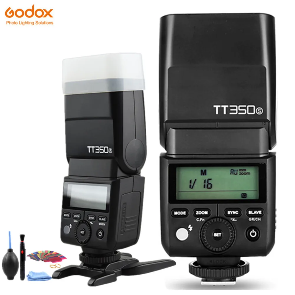 TT350S Godox Mini Speedlite TT350S камера Вспышка ttl HSS GN36+ X1T-S передатчик для sony беззеркальная DSLR камера A7 A6000 A6500 - Цвет: TT350S
