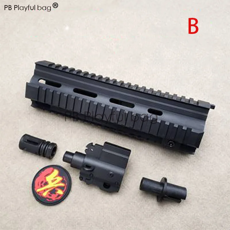 Спорт на открытом воздухе тактика игрушка гелевый мяч пистолет LDT HK416 2,5 нейлон праймер нейлон fishbone захватывающий волнистый рукав воздушный сиденье птичья клетка OD50 - Цвет: a  set