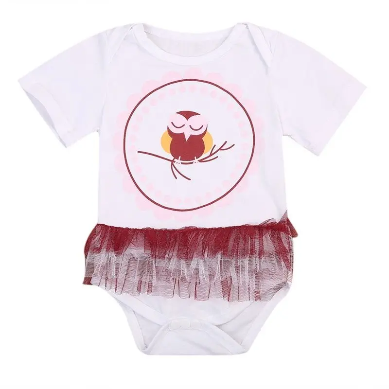 Детское платье для маленьких девочек Милая многослойная юбка-пачка с принтом из