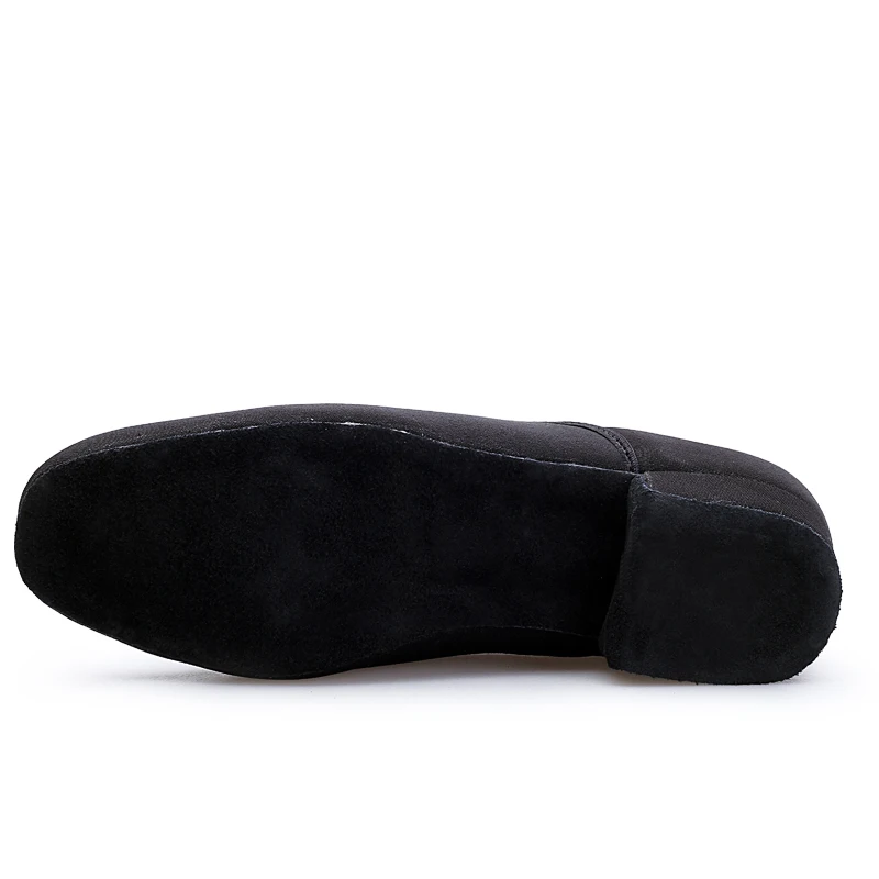 Мужская обувь для бальных танцев черная парусиновая профессиональных