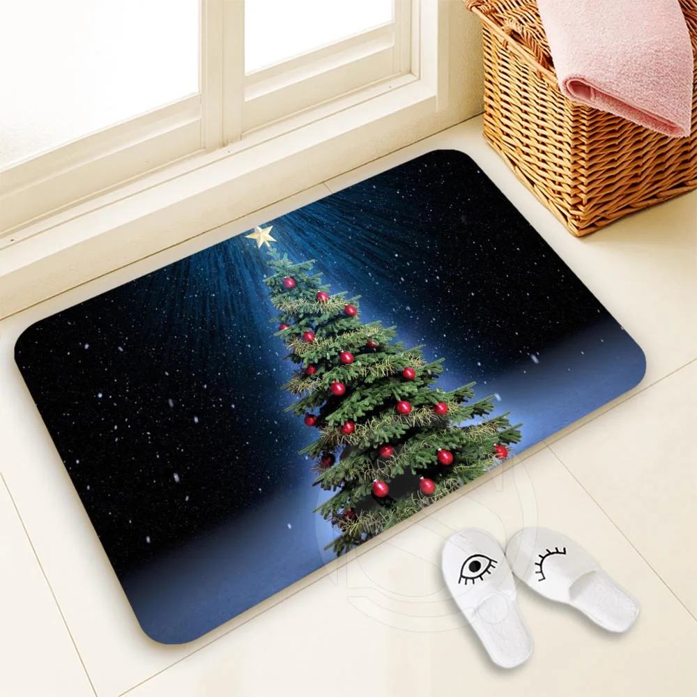 Новое поступление Рождественский коврик #3 домашний декор дверной с узором из 100%