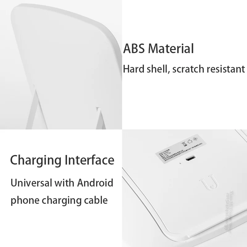 Xiaomi Mijia, интеллектуальное портативное зеркало для макияжа, настольный светодиодный светильник, портативный складной светильник, зеркальный столик для общежития