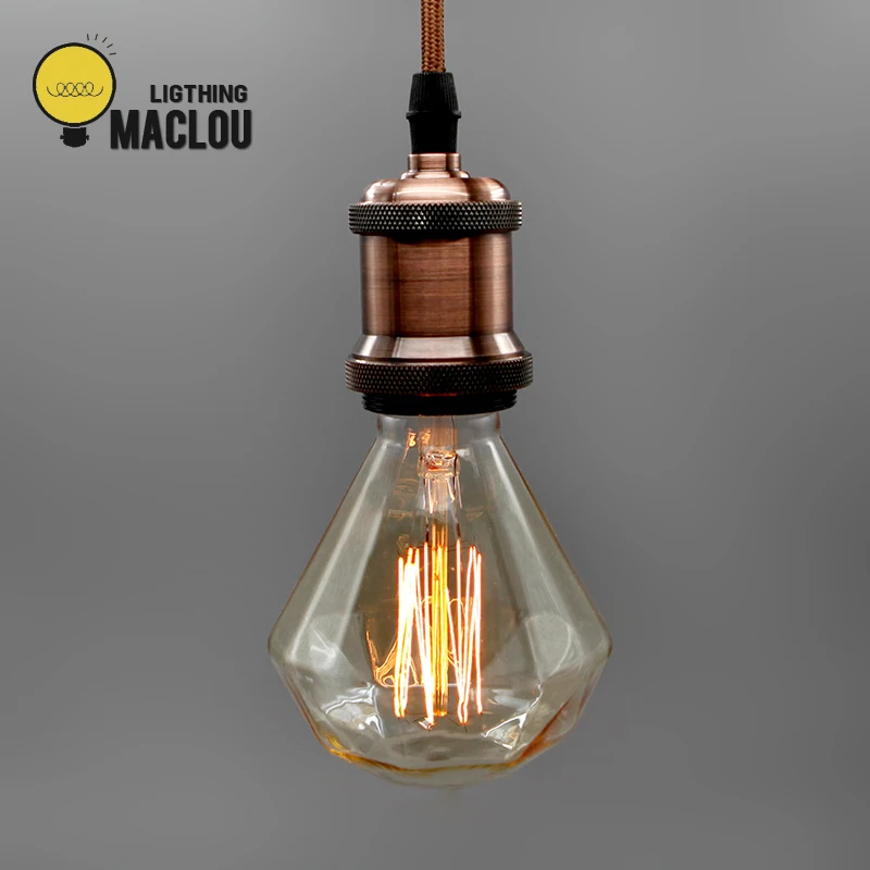 Лампа Эдисона G95 G125 E27 220V Ampoule винтажная лампа стеклянная лампада накаливания