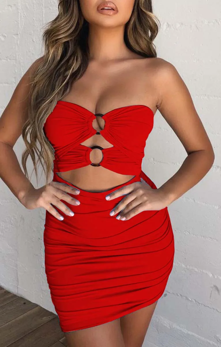 Новое поступление Пляжное платье белое пикантное мини без бретелек летняя