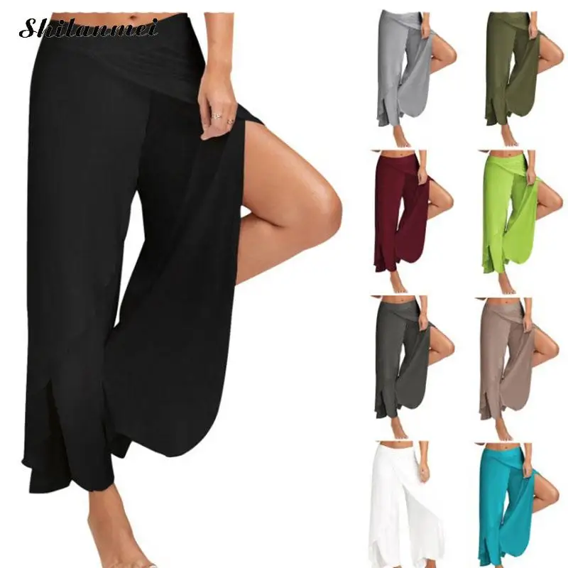 Women Loose Yoga Pants Harlan Breathable Plus Size Running Multi Dance GYM High Waist Sport Leggings Female | Спорт и развлечения