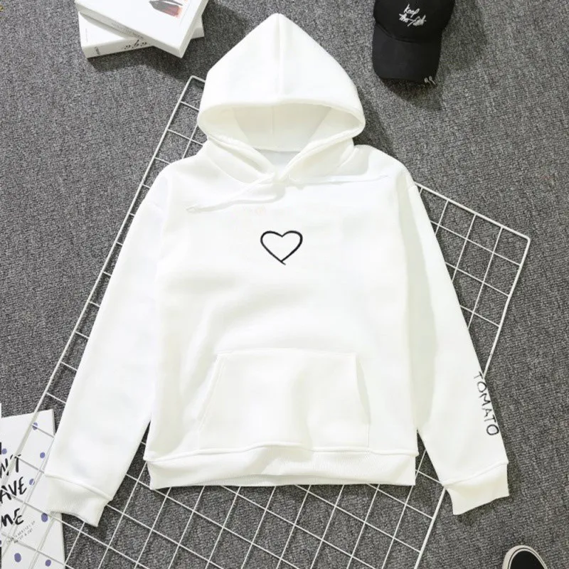 Women Loose Pullover Hoodies for Mens Unisex Hip Hop Street wear Sweatshirts Female Hoodie | Женская одежда
