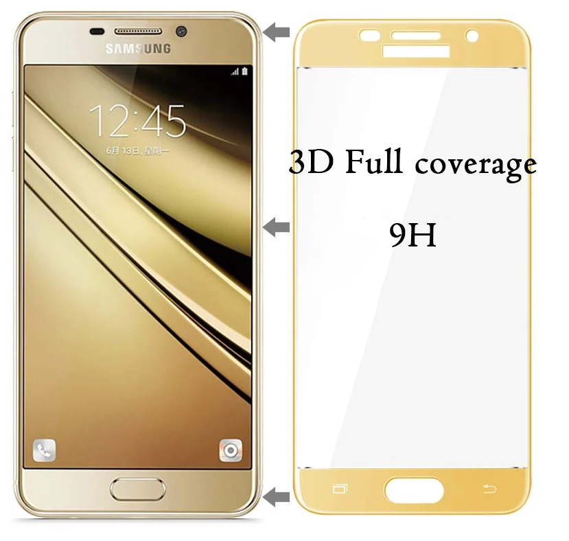 GXE 3D полноэкранное закаленное стекло для Samsung Galaxy A3 A5 A7 2017 2016 J5 J7 Prime S7 мягкая