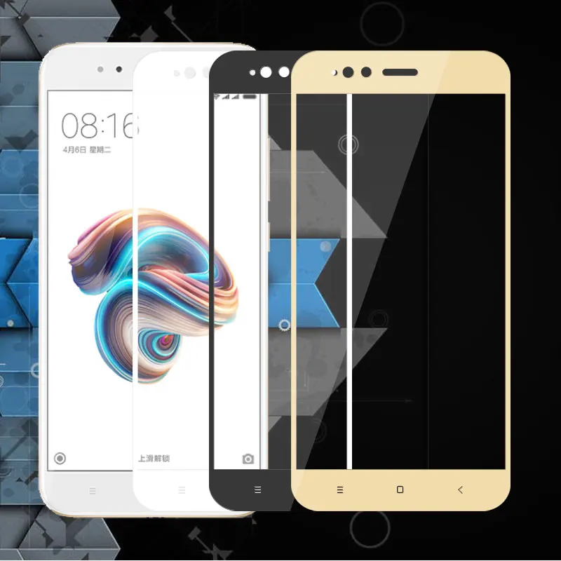 Front Film Tempered Glass For Xiaomi Mi5X 5.5&quot Screen Protector Mi 5X Explosion Proof | Мобильные телефоны и