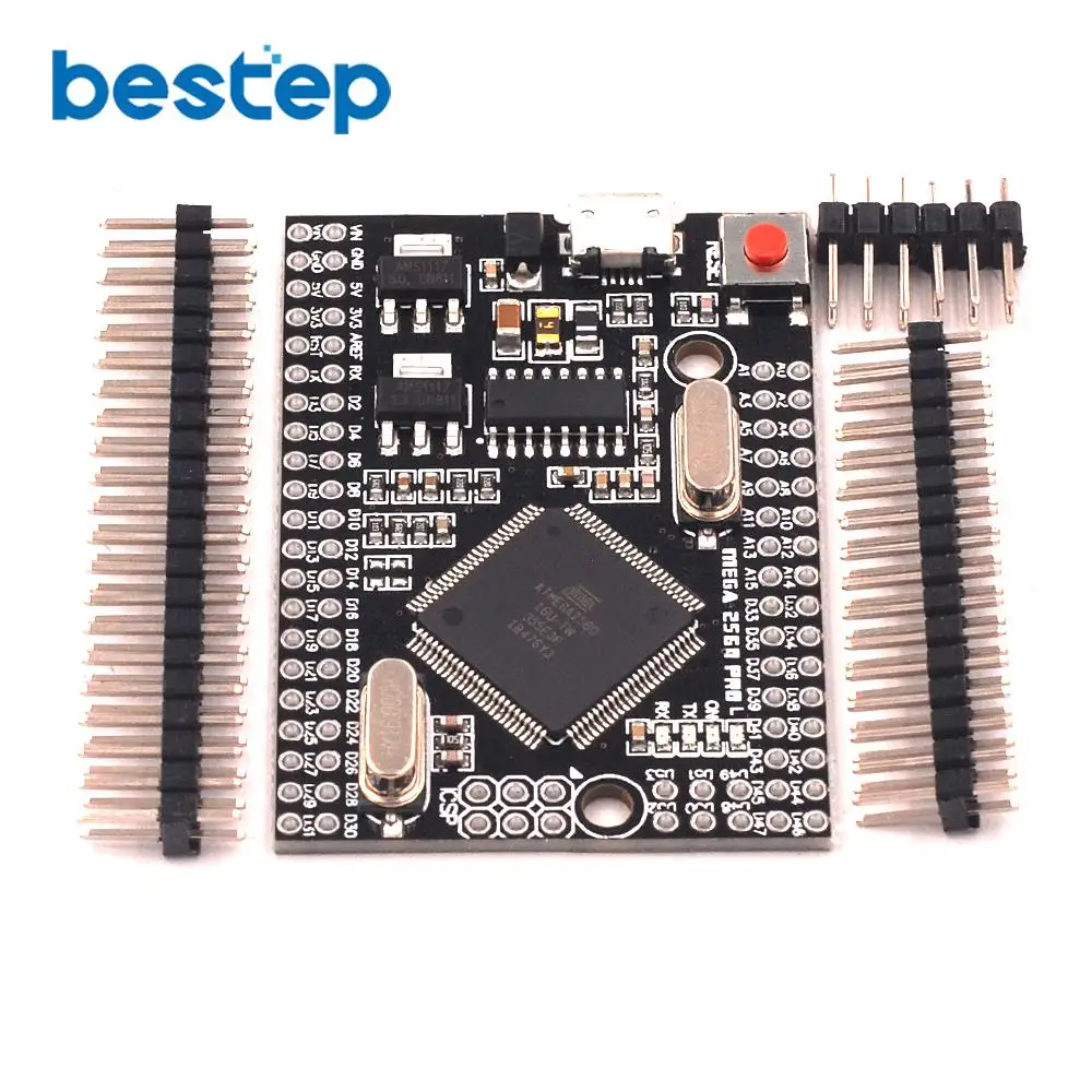Встроенный чип MEGA 2560 PRO CH340G/Φ с штыревыми разъемами совместимый arduino Mega2560
