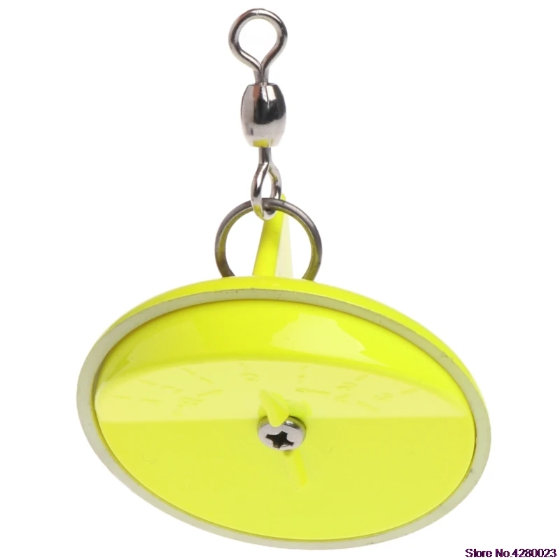 New Fishing Trolling Disc With Lead Weight Sinker Connector Adjustable Accessories