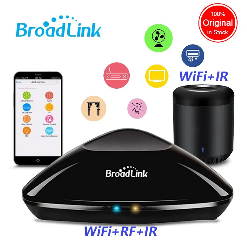 Mini3 and Rm Pro-US Broadlink RM Pro+ RM33 RM Mini3 Умный дом WiFi+ IR+ RF Универсальный Интеллектуальный пульт дистанционного управления работает с Alexa Google Home - Комплект: Mini3 and Rm Pro-US