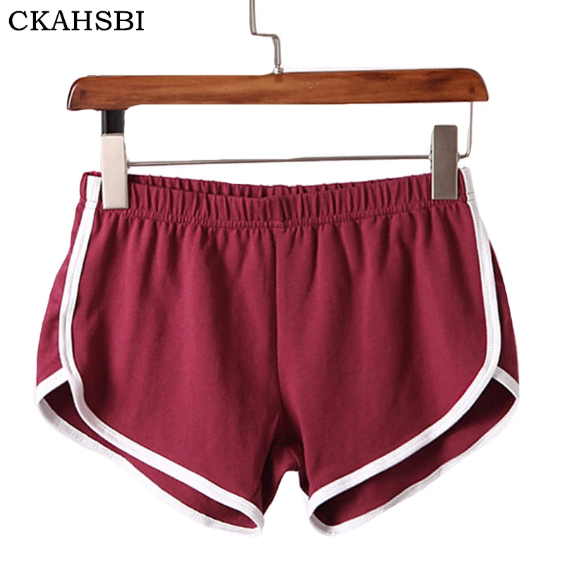 

CKAHSBI Women Yoga Shorts Sport Fitness Athletic Shorts Cool Ladies Running Short Fitness Clothes Jogging Gym Workout Shorts