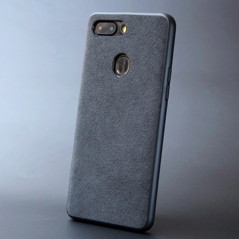 Оригинальный итальянский замшевый чехол типа ткани для OPPO R15 R 15 s защитный