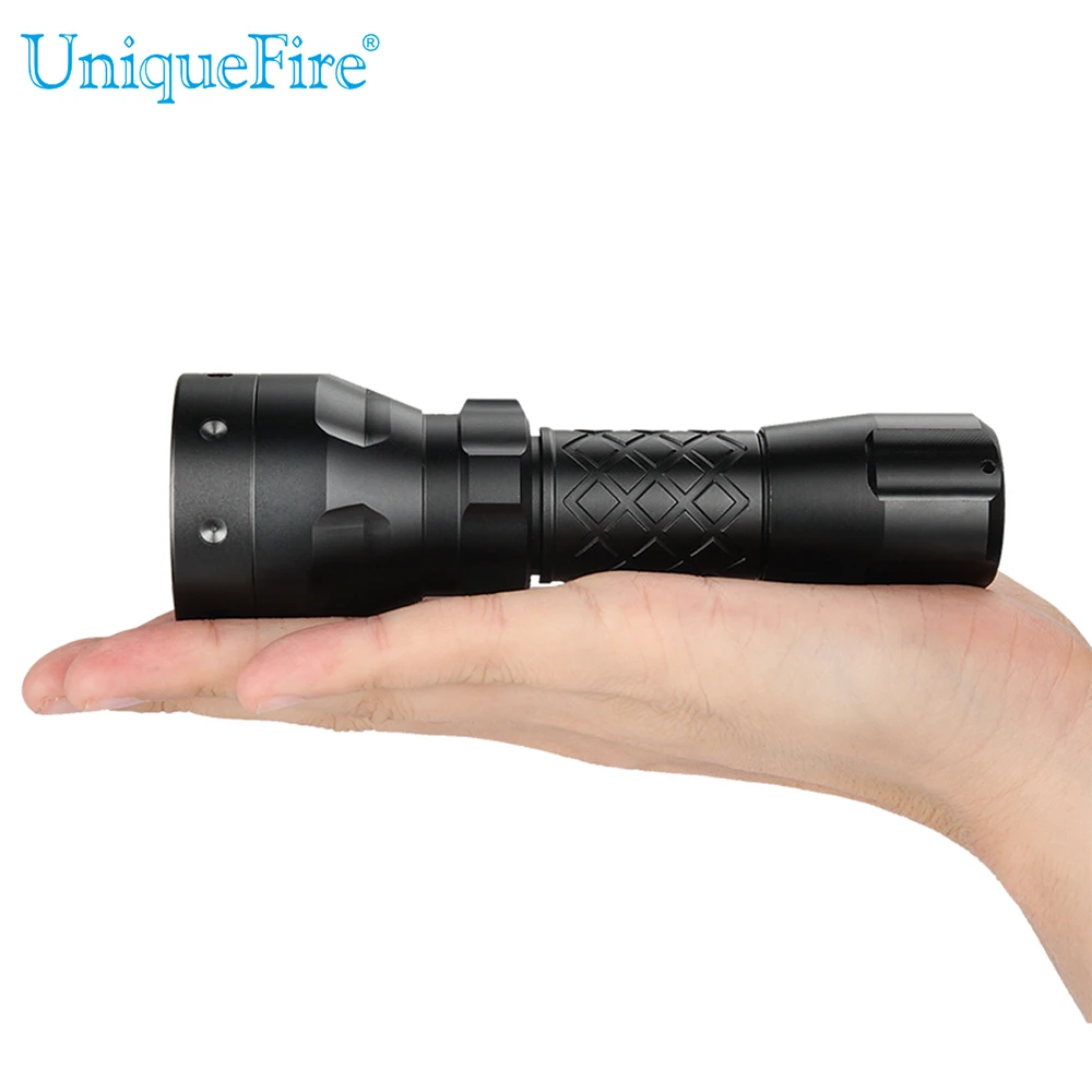 UniqueFire супер яркий флэш светильник UF 1407 XM L2 Led 10 Вт Zoom 5 режимов белый фонарь + QQ07