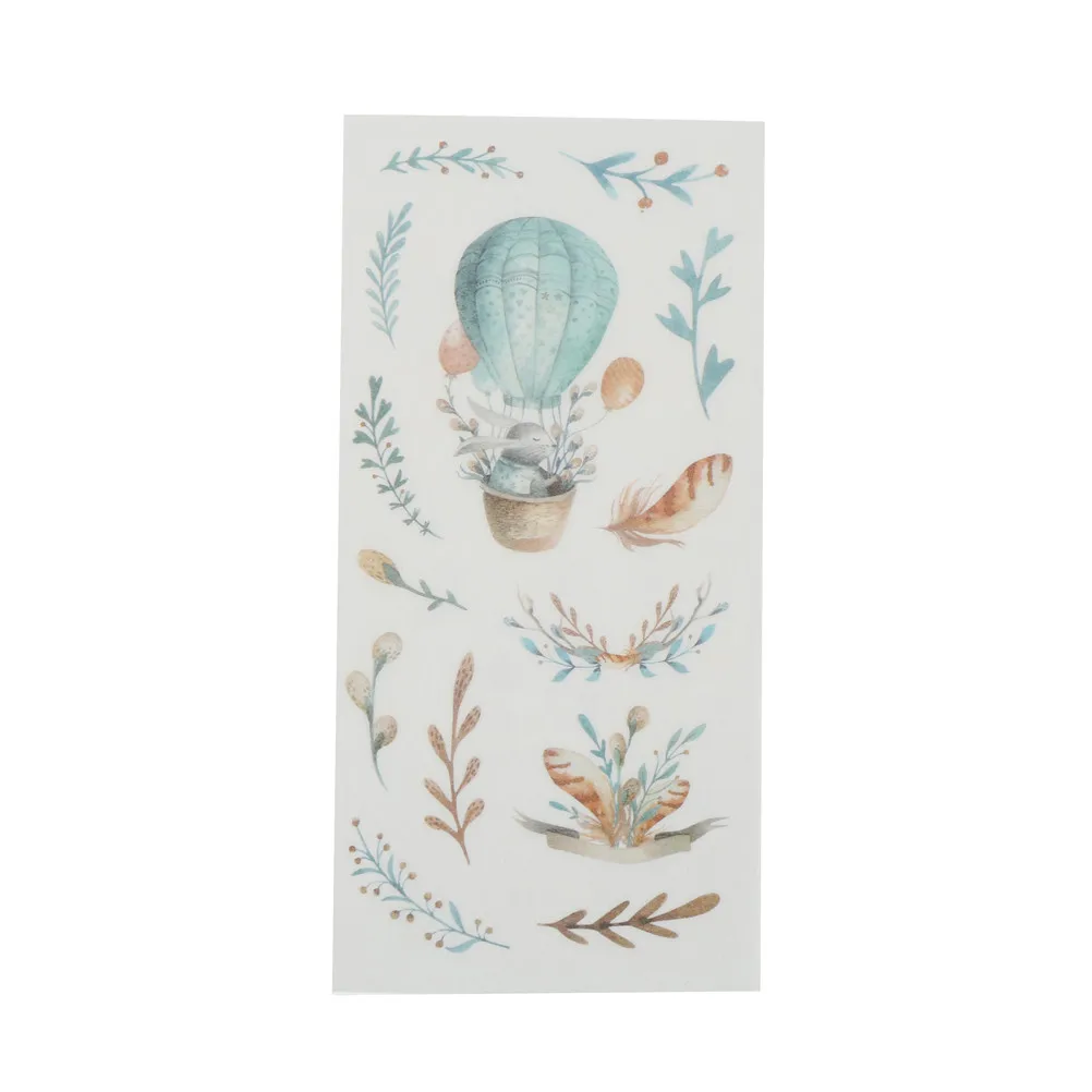 6 шт./лот детская бумага с лесными животными diy декоративная наклейка дневник