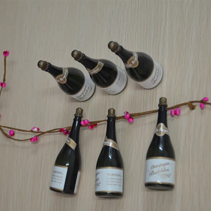 Мини-бутылки для торта 50 шт. цвета шампанского пузырьки свадебной вечеринки