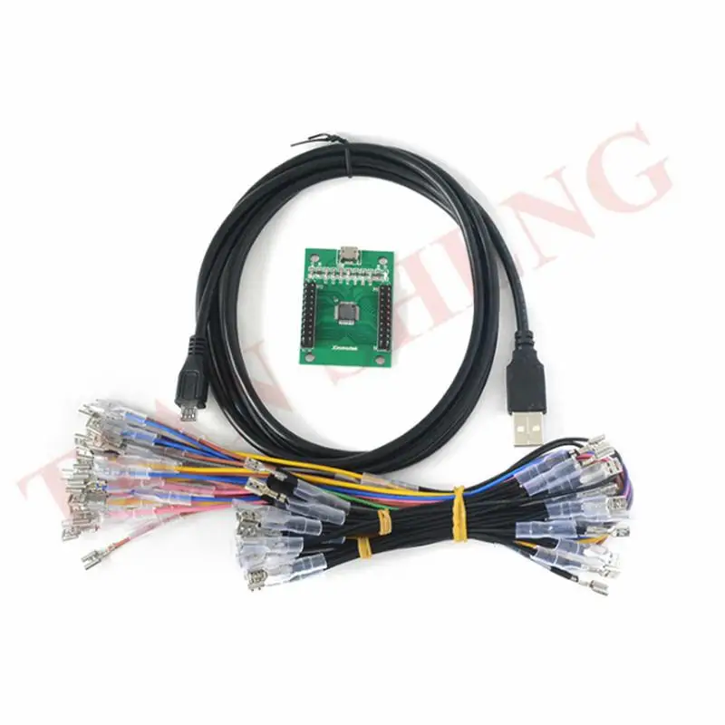 Новая модель DIY 2 игроков Аркада к USB контроллер энкодер джойстик соединительный