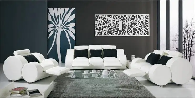 Диван из натуральной кожи в современном стиле для гостиной a1298|sofa mix|sofa backsofa foam |