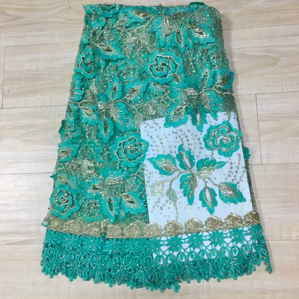 Новый высокое качество вышитые в нигерийском стиле французский Кружево