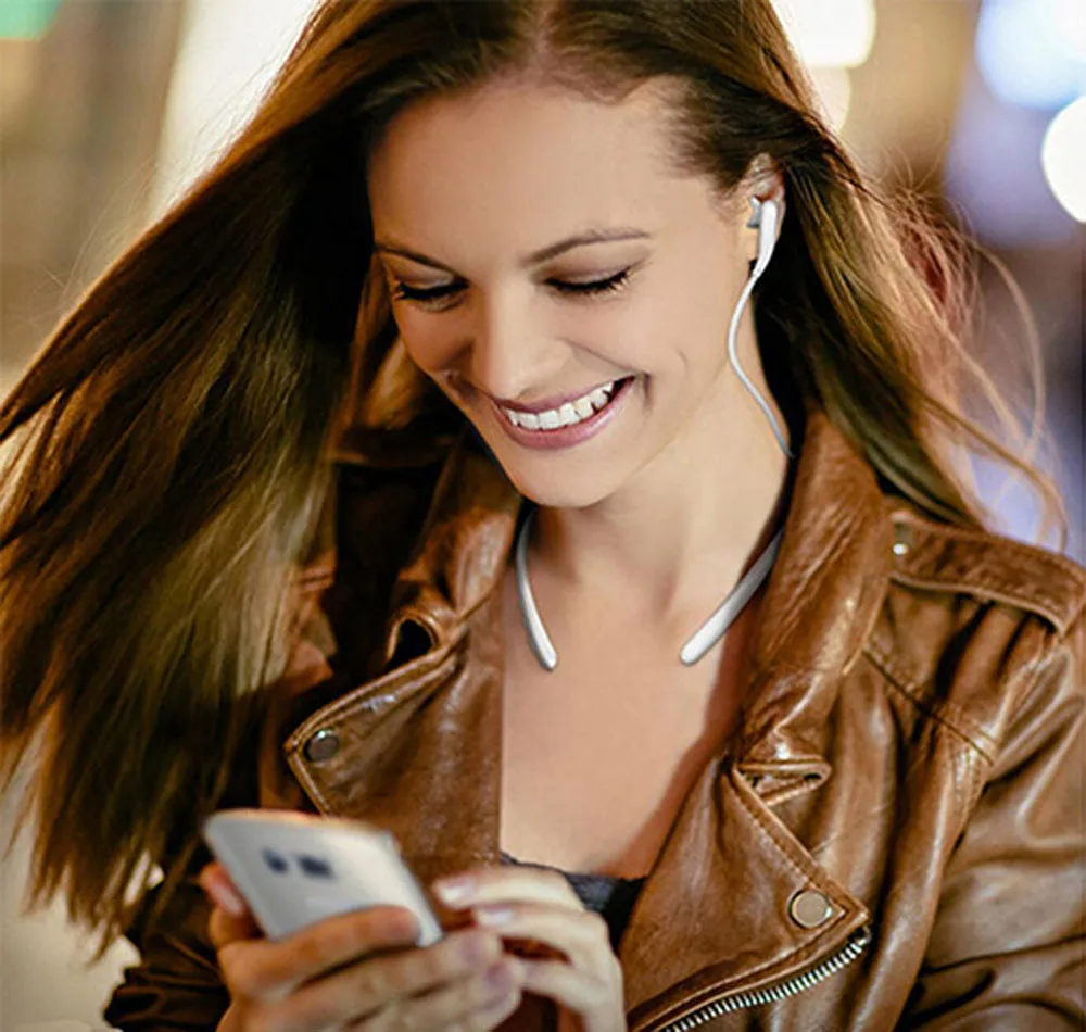 Malloom Спортивная Bluetooth Беспроводная стереогарнитура Для samsung совместимая висячая Шея фитнес наружная беспроводная bluetooth-гарнитура