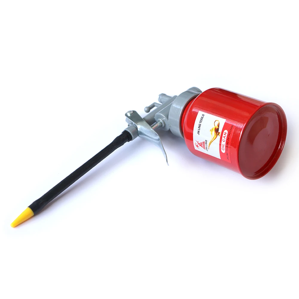

High Pressure Pump Action Oiler 250ml Lubrication Feed Oil Can Spray Gun Pot