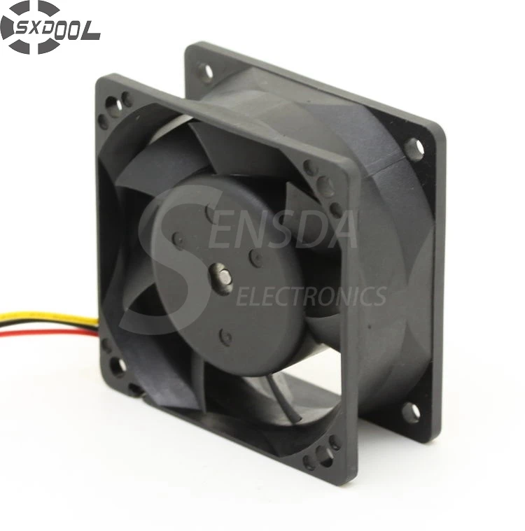 SXDOOL FBA06A12V 6025 60 мм 6 см DC 12V 0.3A 3-жильный серверный чехол осевой вентилятор охлаждения