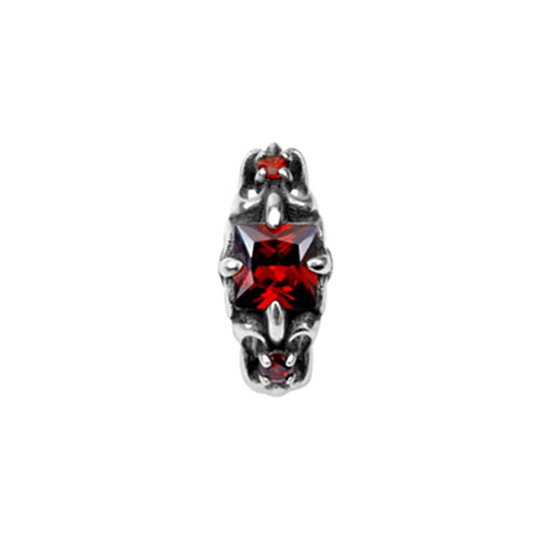 Чистый 925 пробы Серебряные серьги модные панк Jewelry серьги стержня для Для мужчин и Для женщин специальный подарок 1256