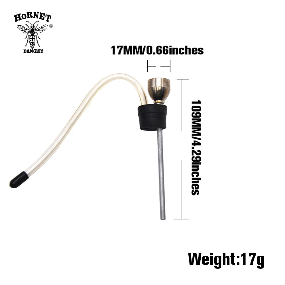 HORNET Premium Glass Smoking Pipe Water Pipes For 17MM Portable Metal Tobacco Hookah Shisha Tube Part Accessories |