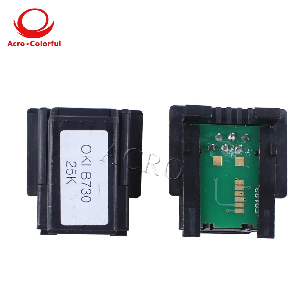 Тонер для лазерного принтера OKI B720 B730 20K 1279101 совместимый черный цвет|cartridge chip|toner