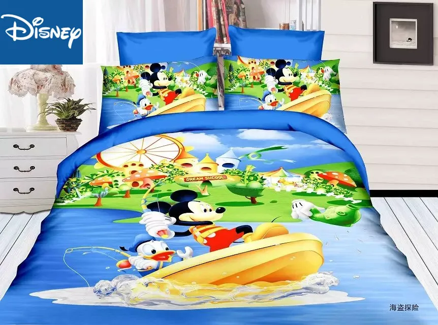 Twin size Minnie mouse bedding set for girls bedroom decoration twin quilt covers flat sheet 3-4pcs home textile pillow case new | Дом и сад