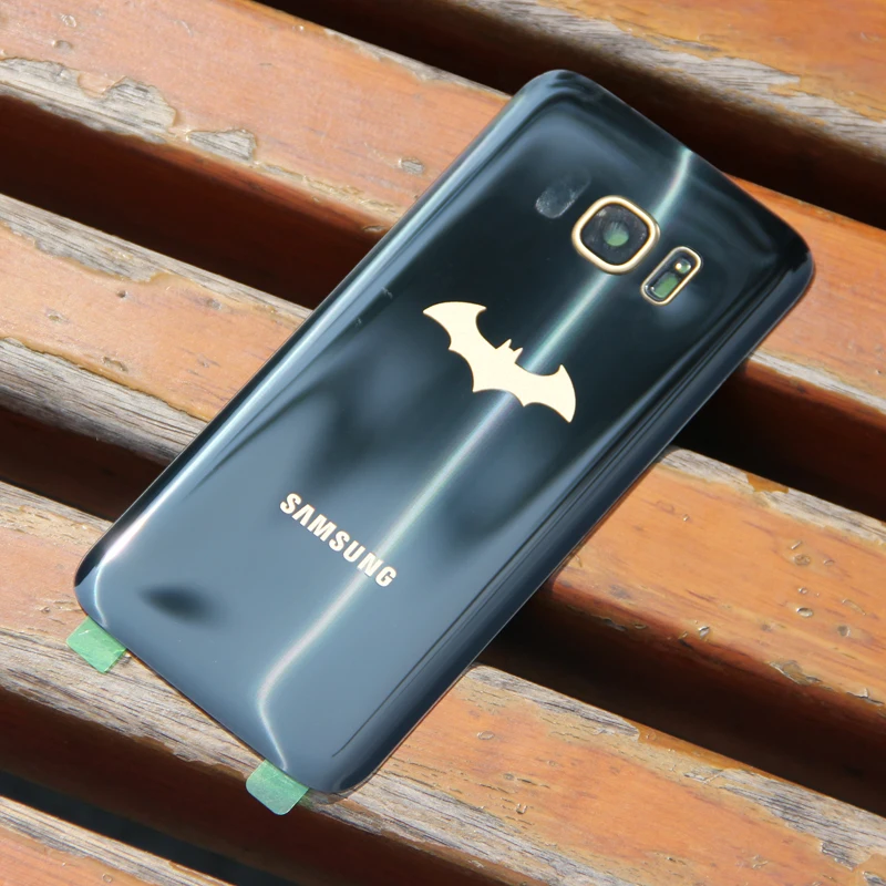 Samsung оригинальная задняя крышка батарейного отсека стеклянная крышка для samsung GALAXY S7 Edge G9350 S7 G9300 G9308 задняя защитная крышка корпуса