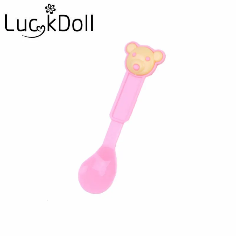 LUCKDOLL 5 шт. (бутылка молока + вилки соска тарелка) имитация кукольная посуда четыре