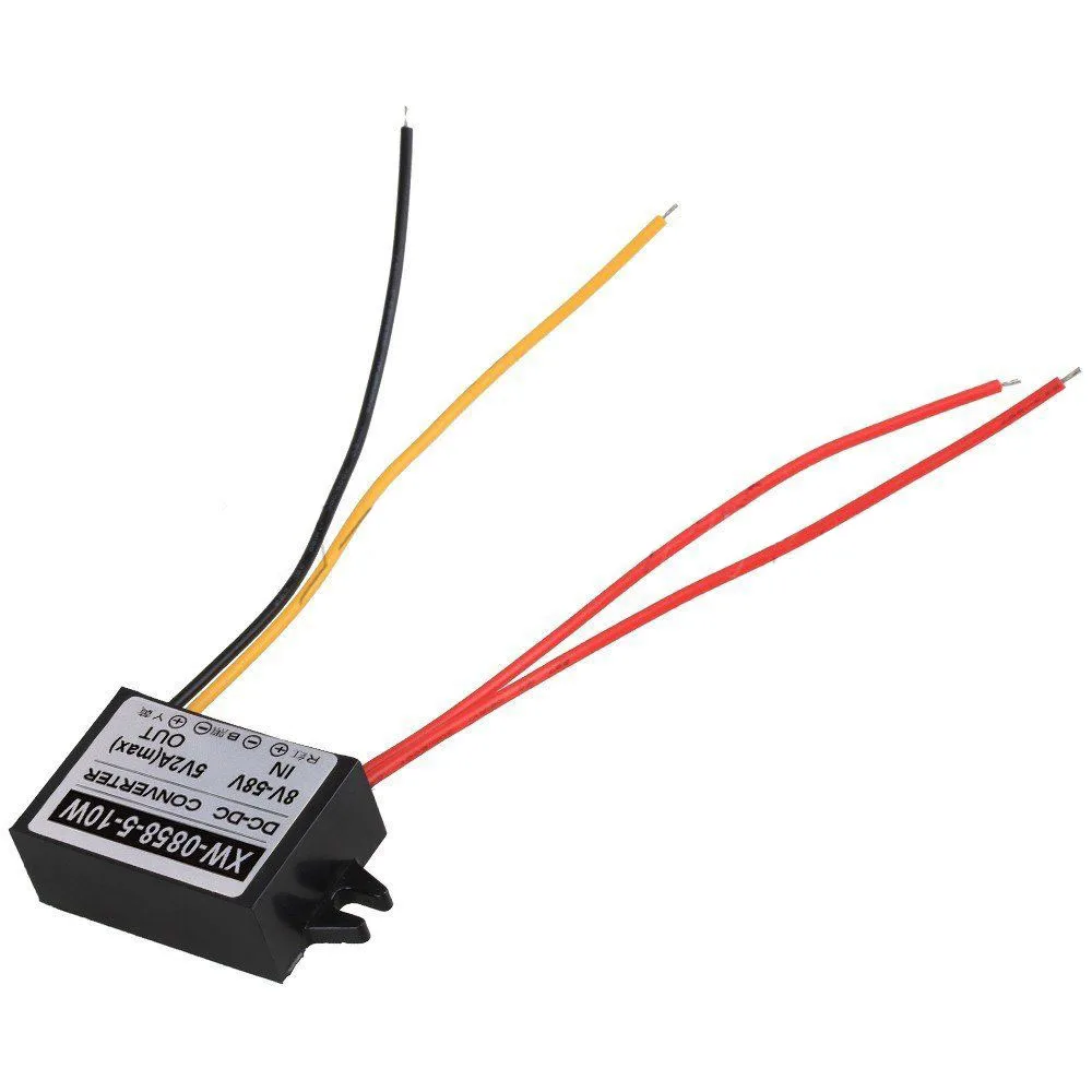 Автомобильный преобразователь напряжения 8-58 В постоянного тока 5 2 А 10 Вт для