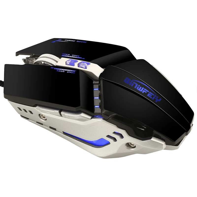 Wired Mouse Mechanical Gaming Mouses 6D 3200DPI Mause 8 Keys Macro Definition Ergonomics Office Gamer Dropshipping | Компьютеры и офис