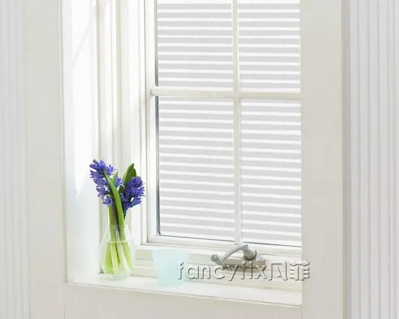 Чистый скраб тонкая пленка на окно наклейки для ванной комнаты без клея