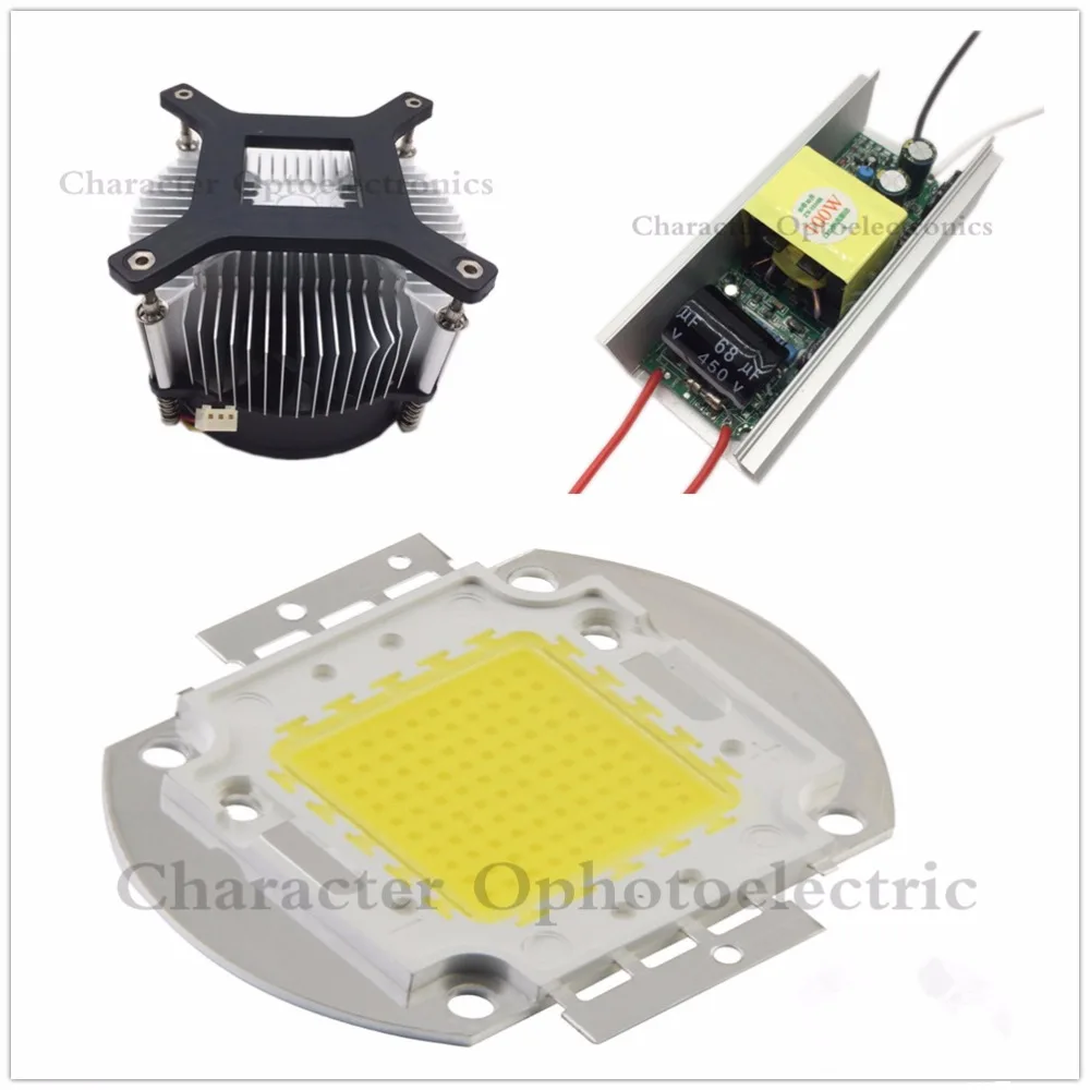 Светодиодный светильник 100 Вт высокой мощности с теплым/холодным белым светом +